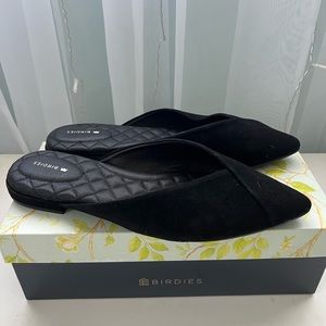 Birdies, The Swan, velvet flats, sz 8.5